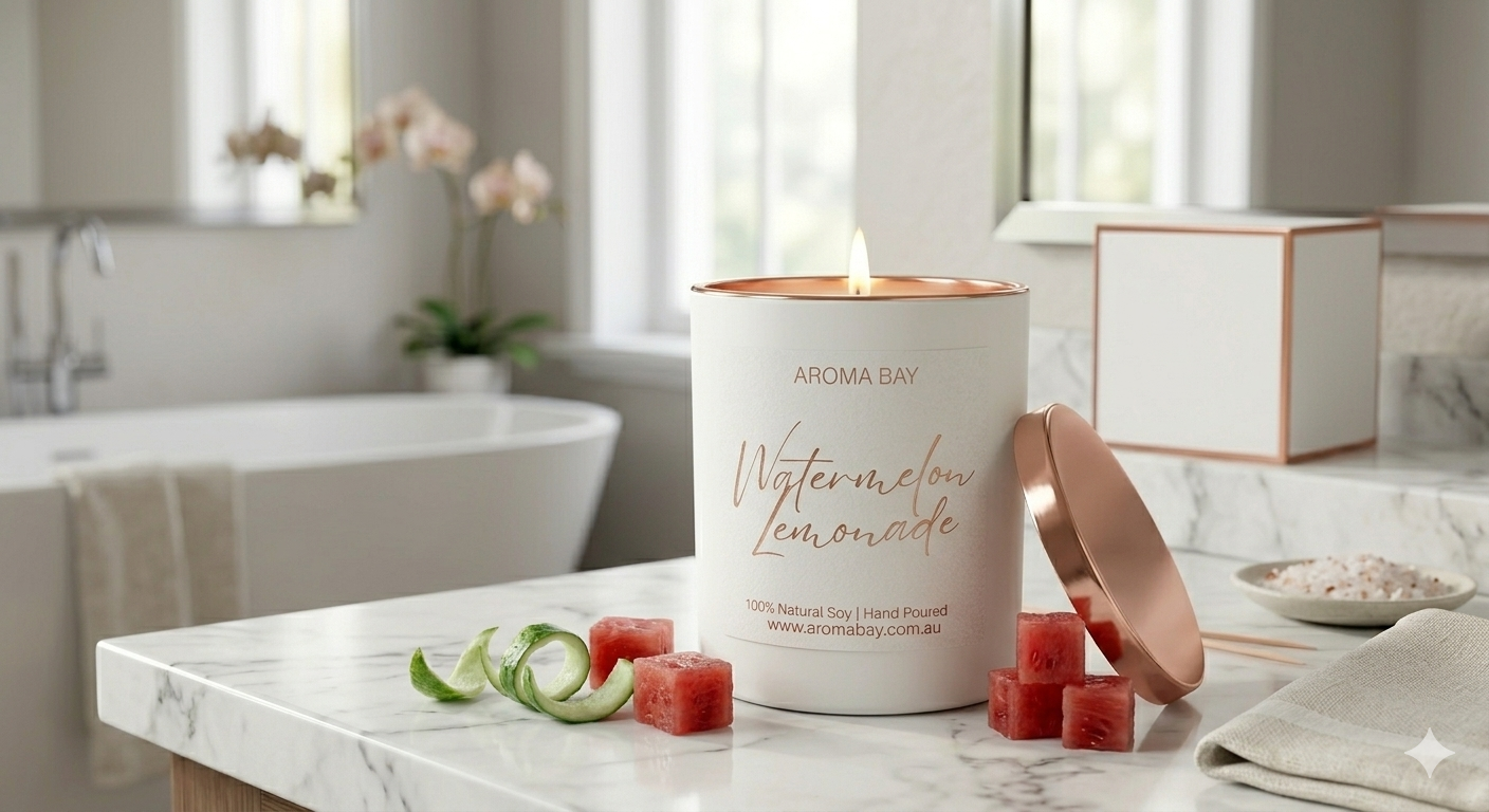 Luxury White Rose Gold Candles