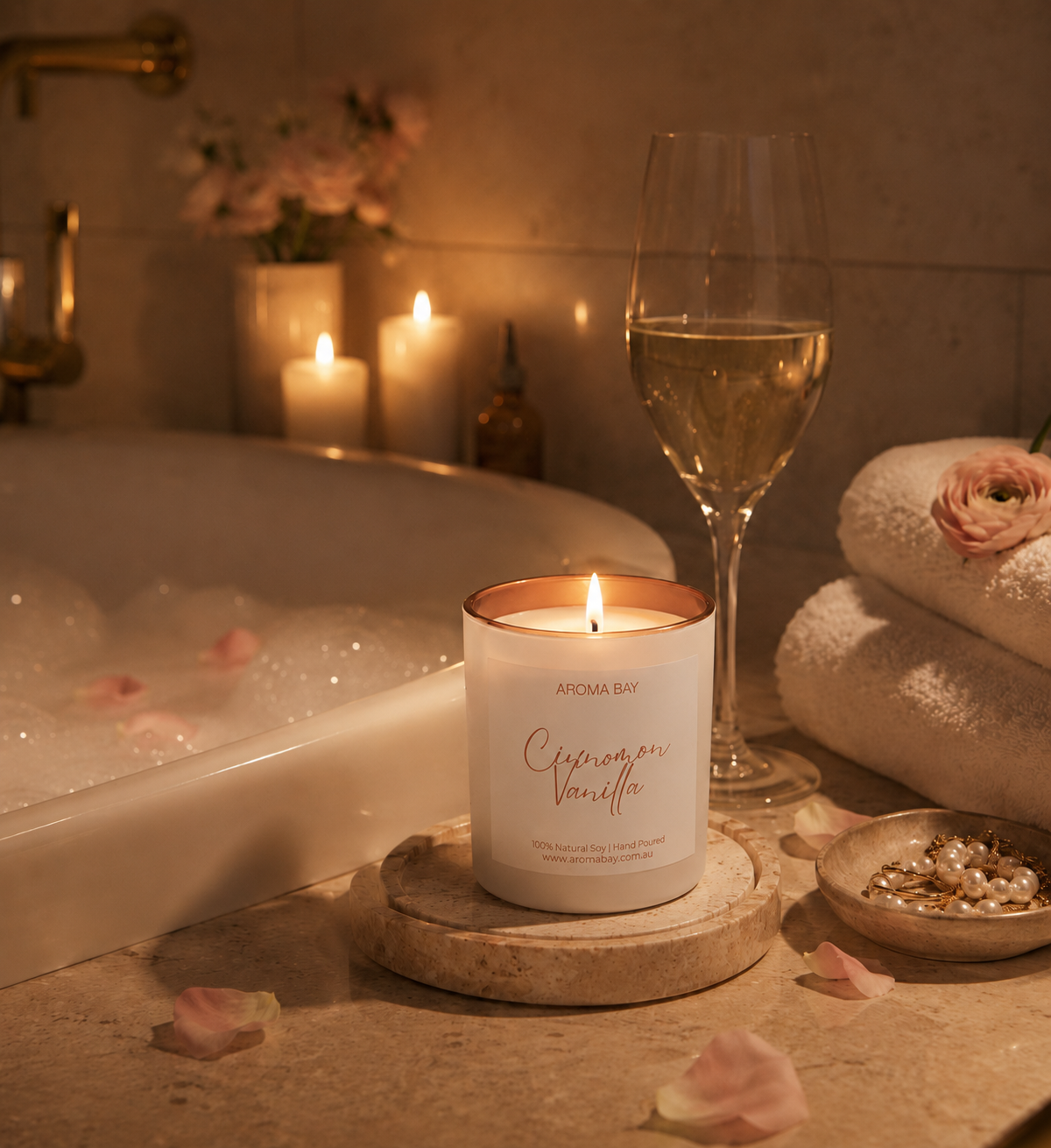 Luxury Candle Bath Time