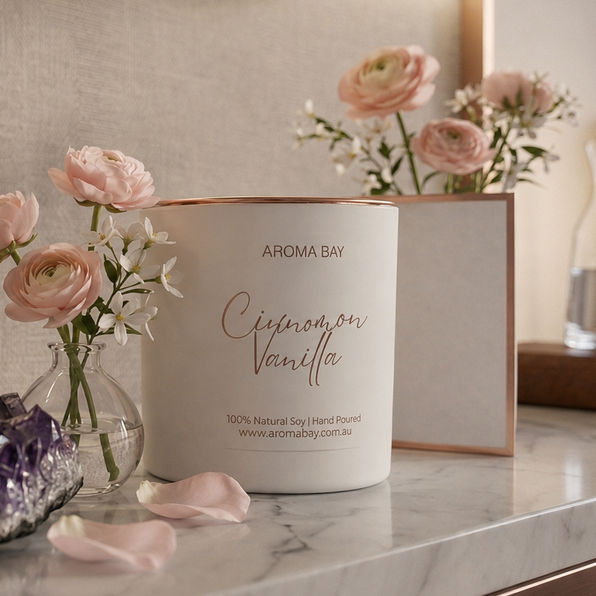 Aromatherapy products including room sprays and candles