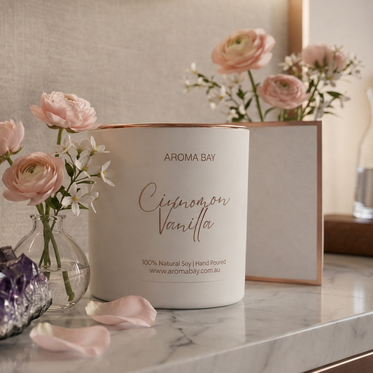 Aromatherapy products including room sprays and candles