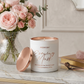 Luxury White Glass Musk Candle