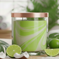 Luxury Australian Coconut and Lime Marble candle